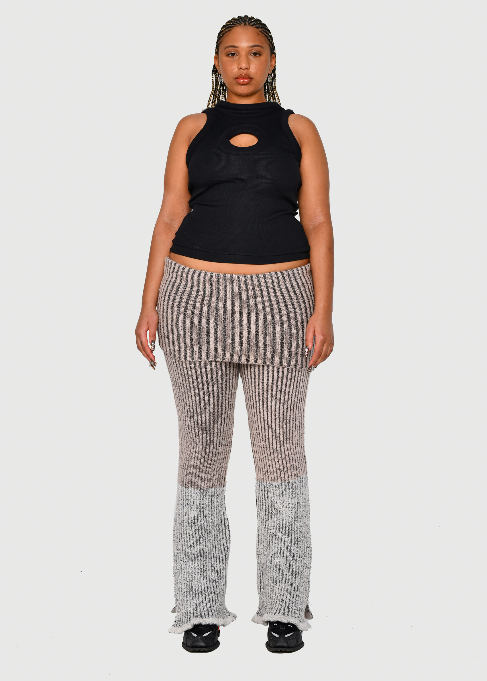 Haus of Chapo Overlock plaid trousers – The Pop up shop Los Angeles
