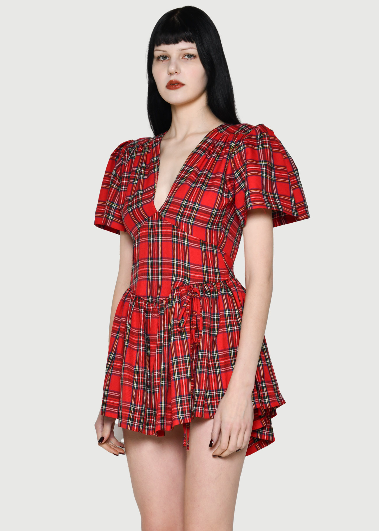 Stewart Tartan Mini Dress - Image 3