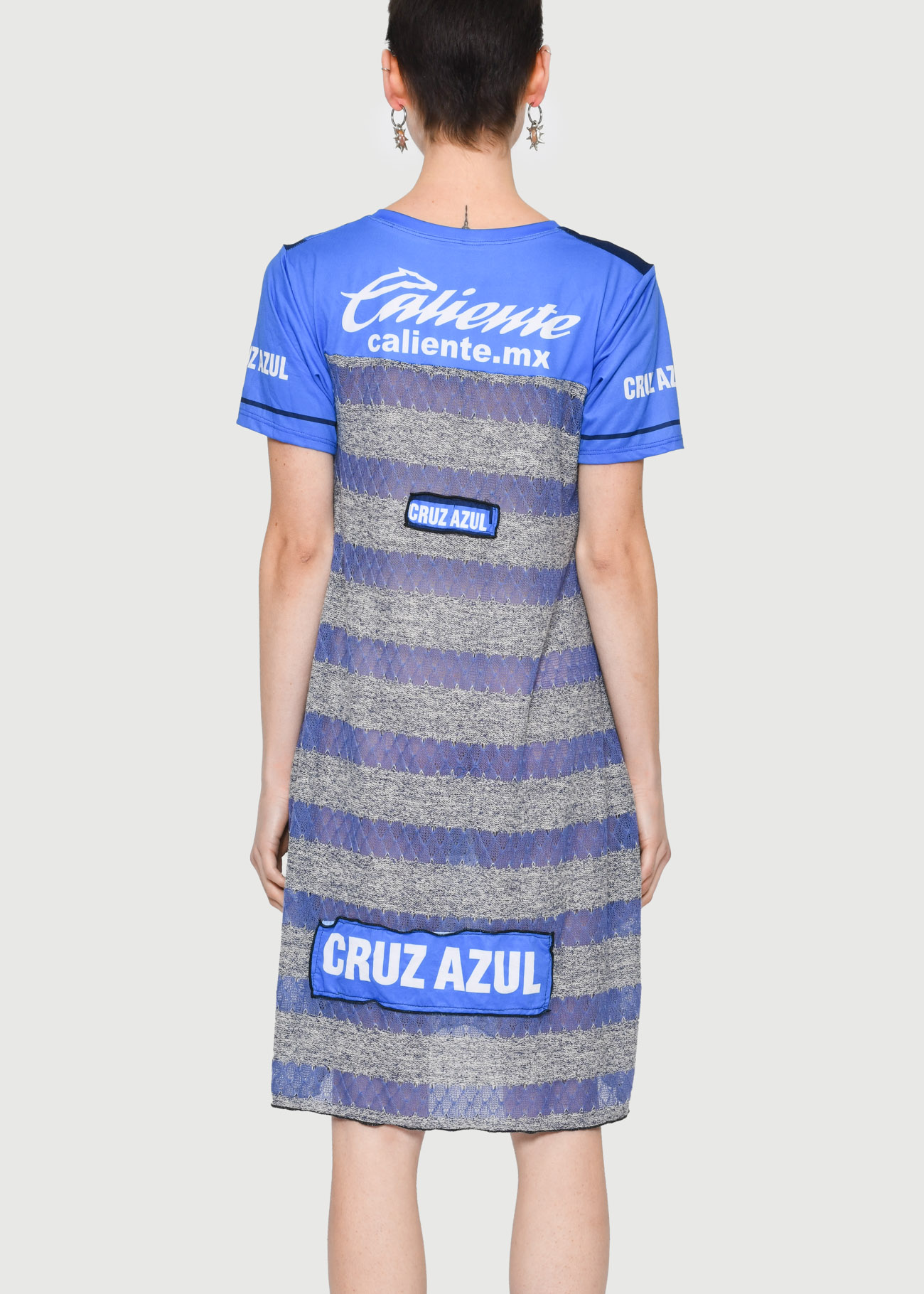 Reworked Football T-Shirt Dress - Image 4