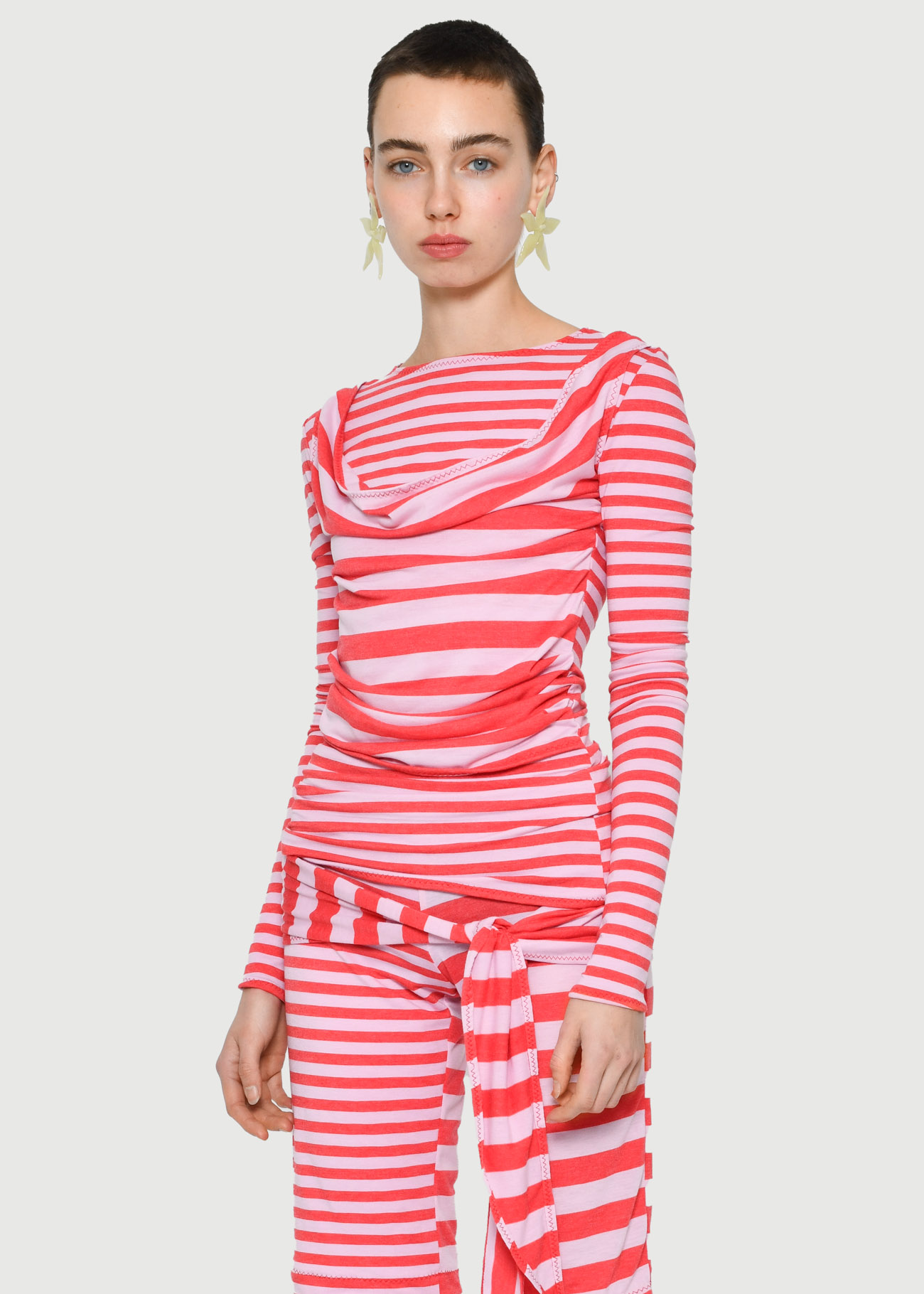 Rouge Stripy Top - Image 3