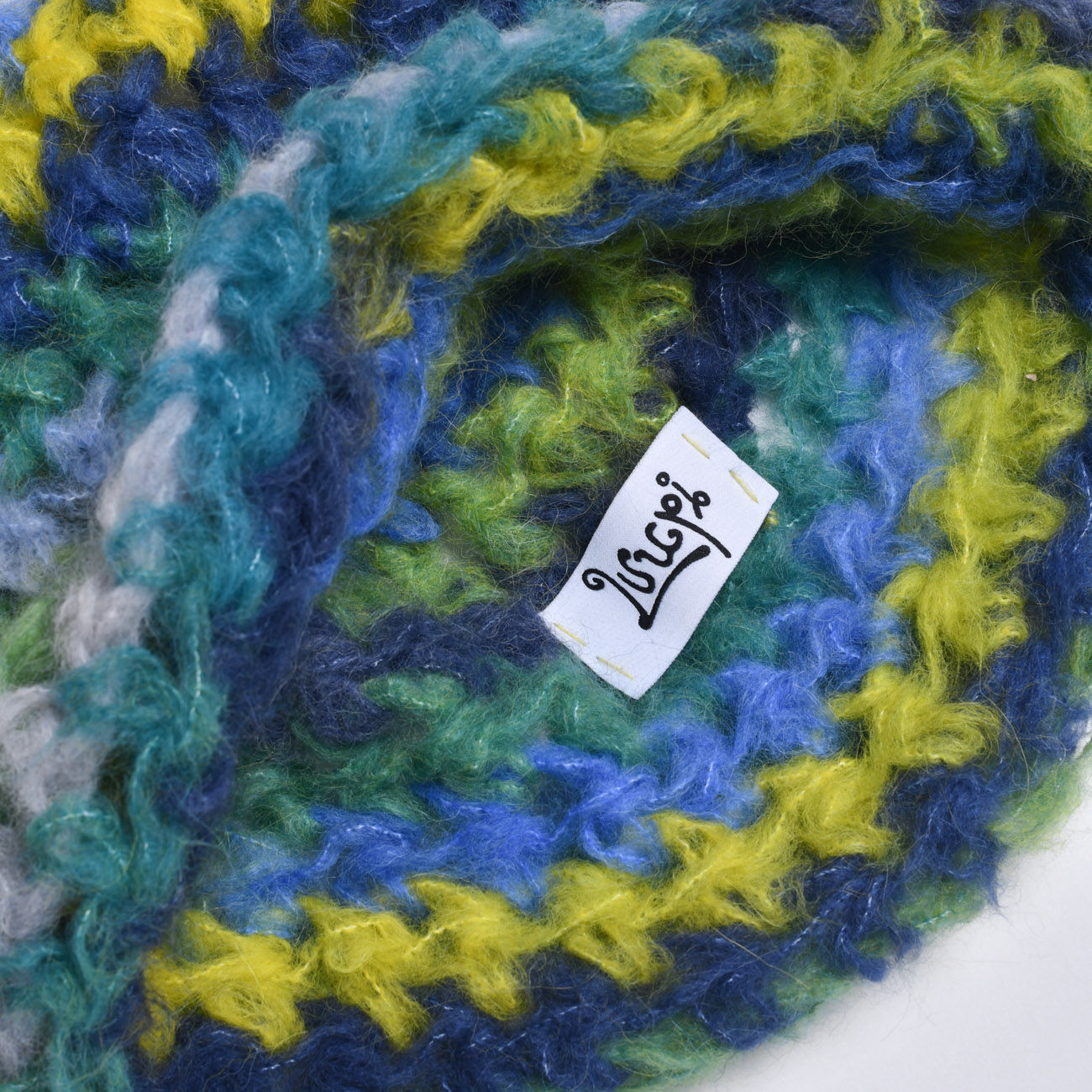 Blue Crochet Beanie - Image 4