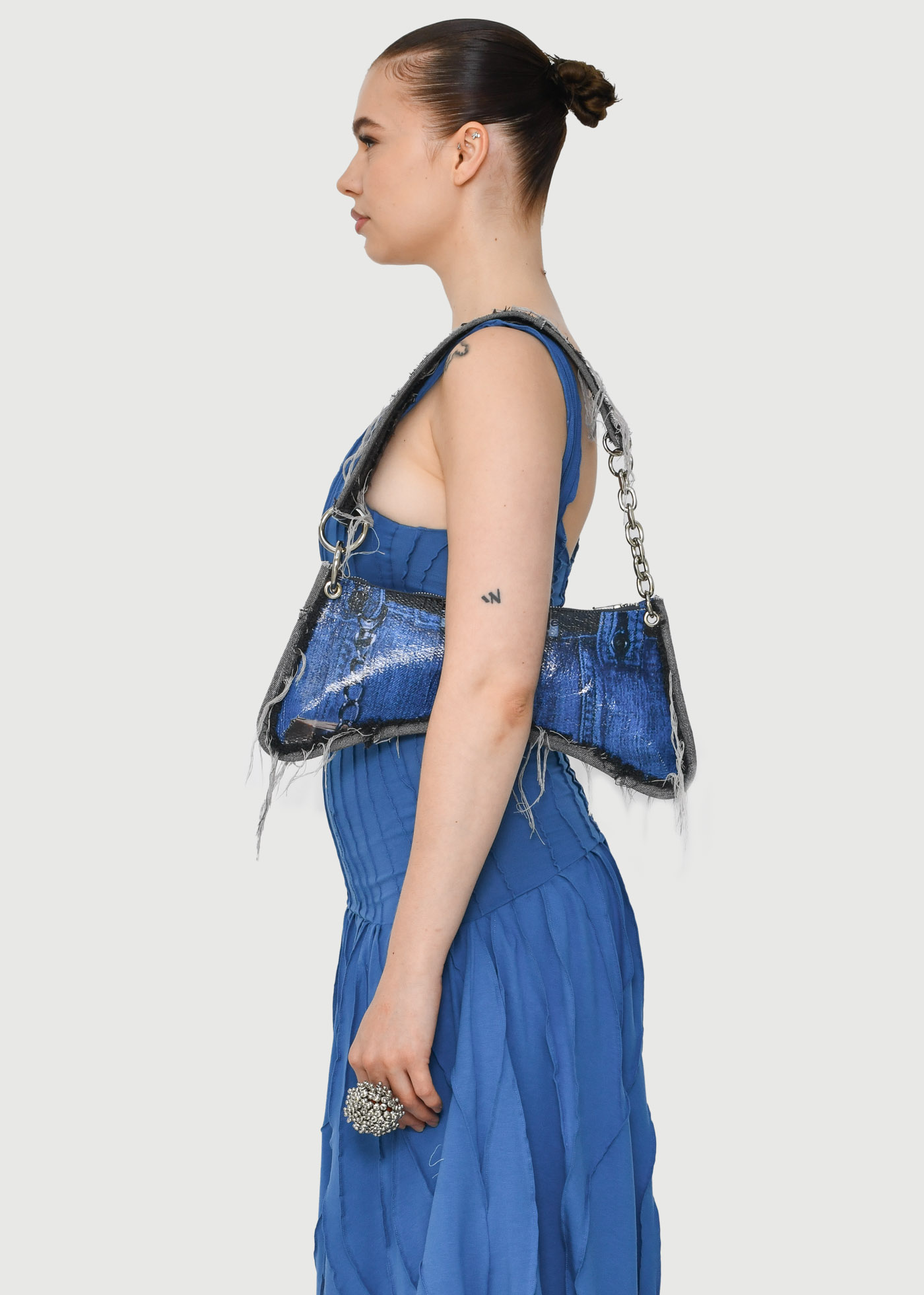 SSD Denim Trompe L'Oeil Bag - Image 6