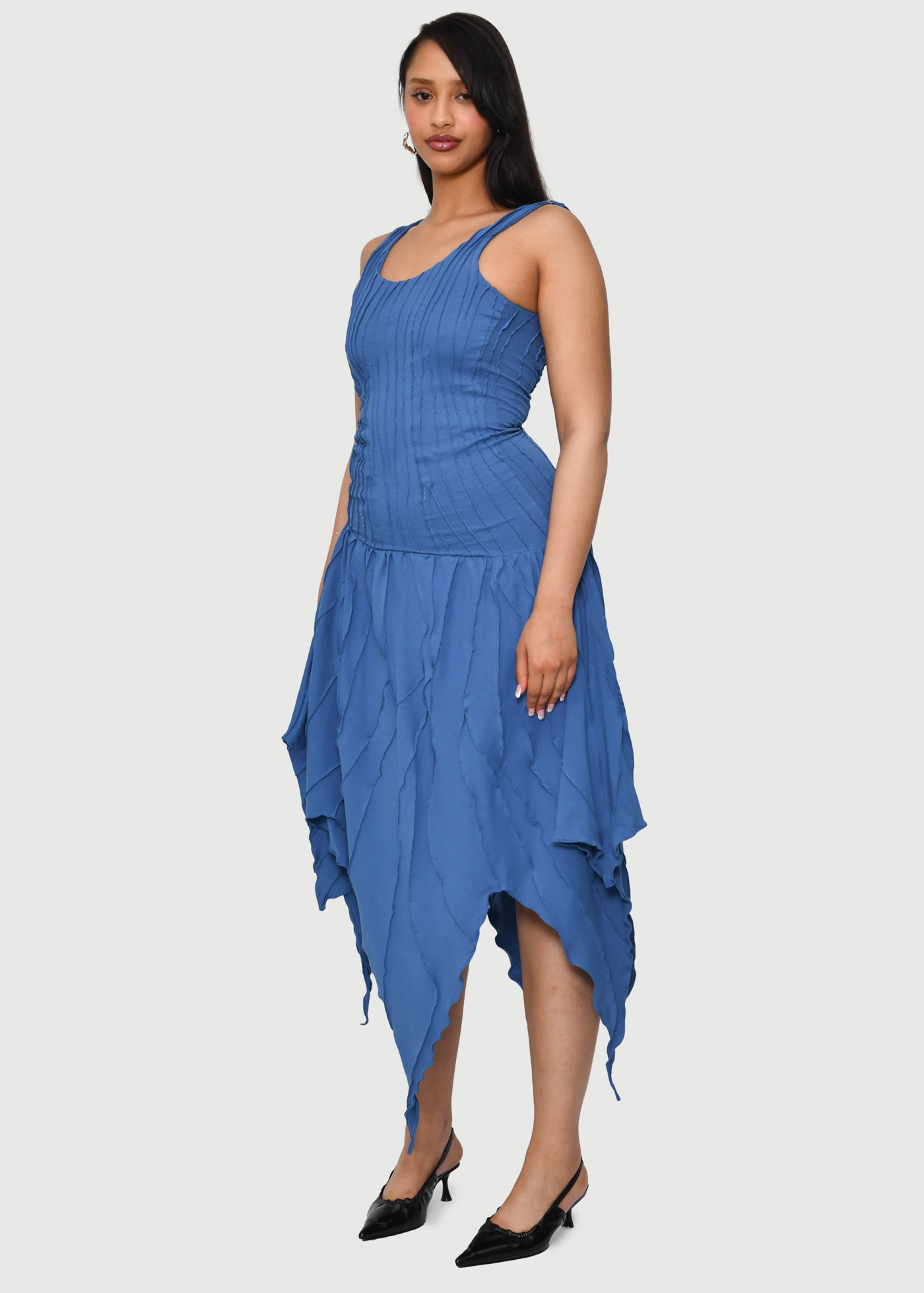 Agitado Dress Indigo - Image 3