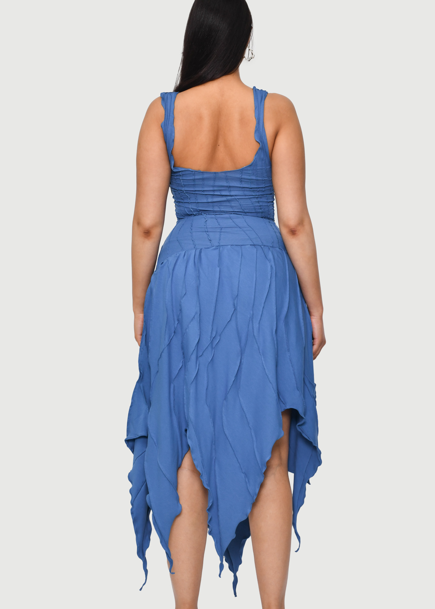 Agitado Dress Indigo - Image 4